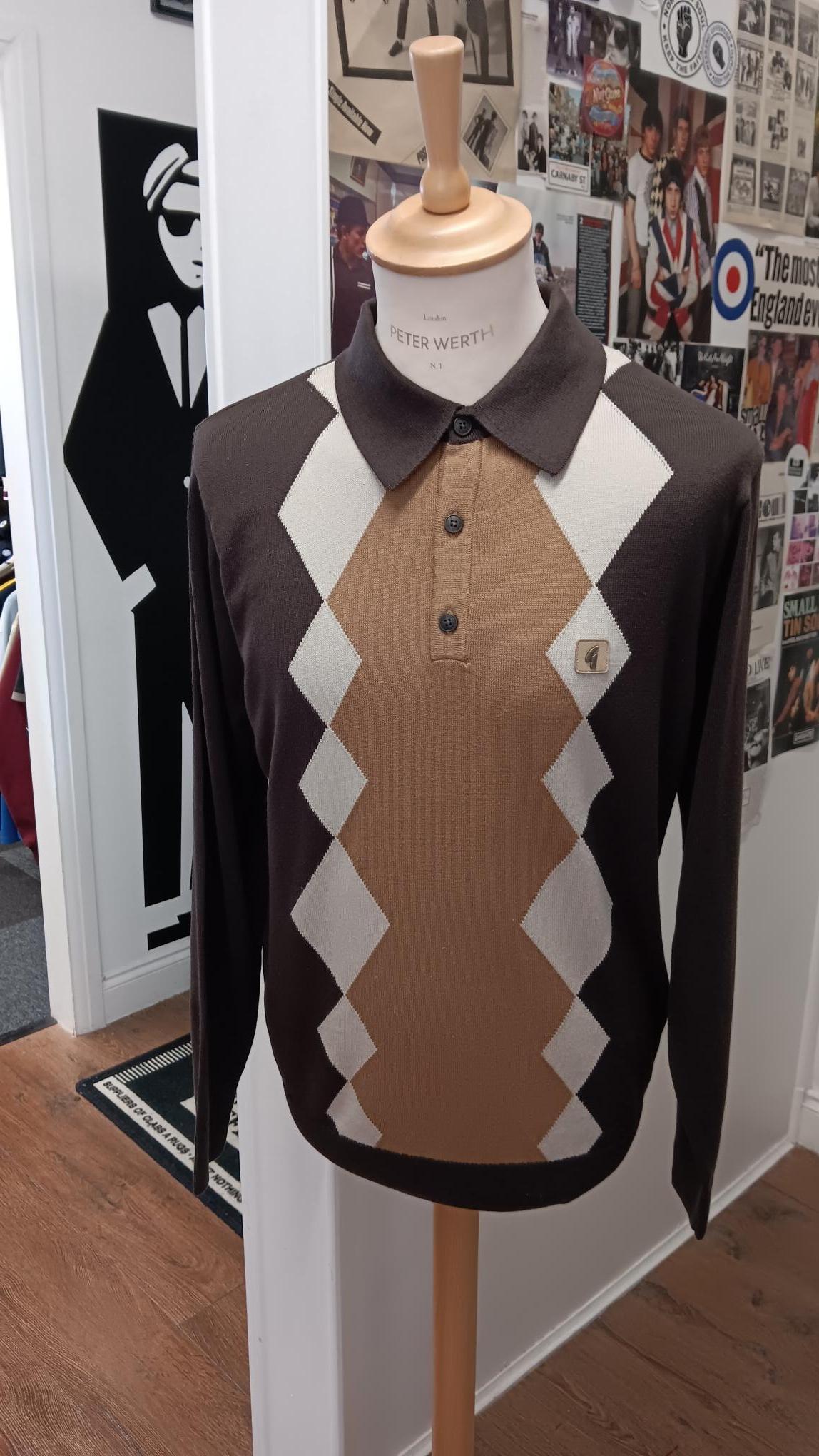 Bond Long Sleeve Knitted Polo
