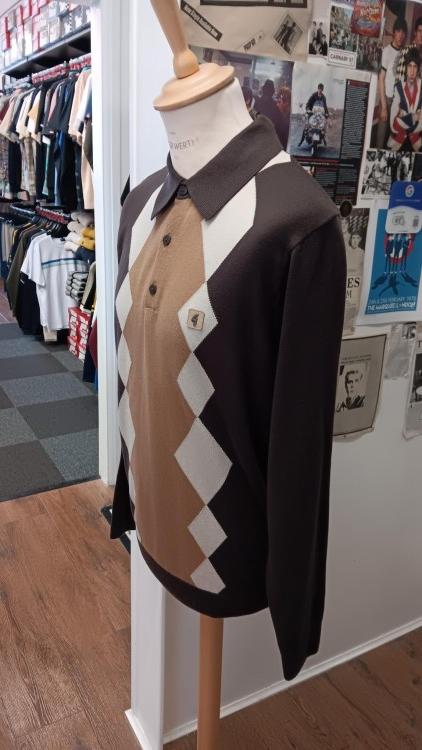 Bond Long Sleeve Knitted Polo