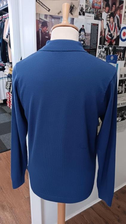 Gabicci Bond Long Sleeve Knitted Polo