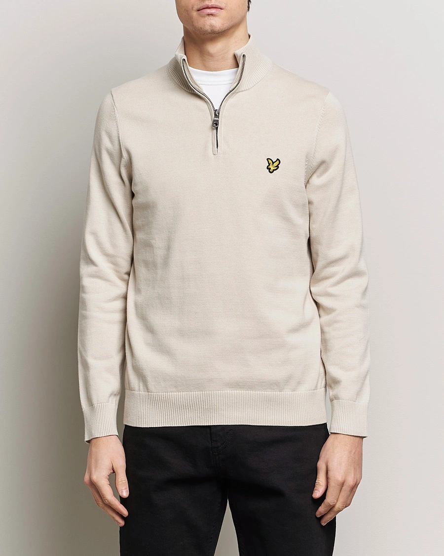 Cotton Merino Qtr Zip Jumper