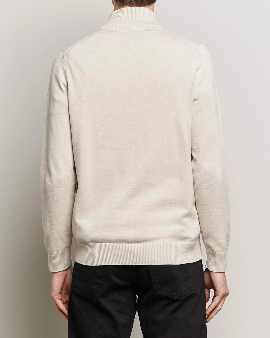 Cotton Merino Qtr Zip Jumper
