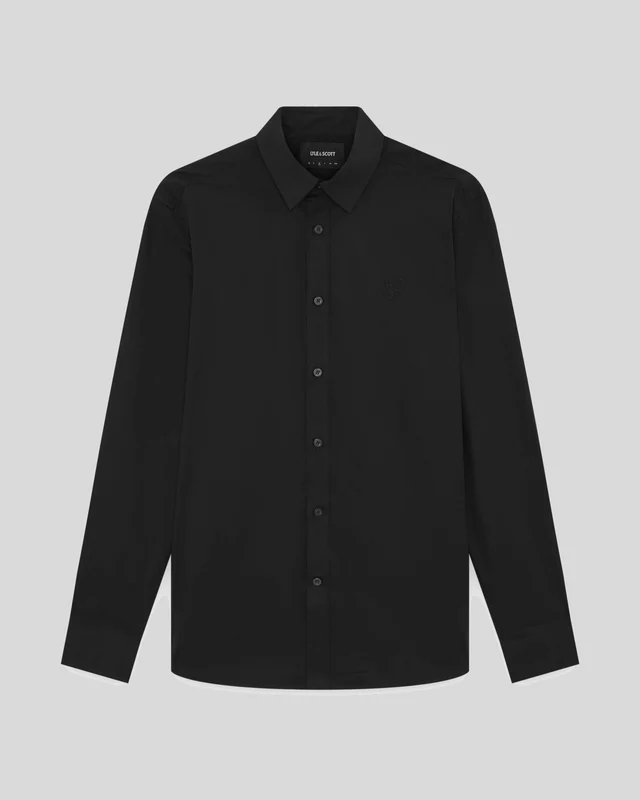 Tonal Eagle Easy Care Poplin Shirt