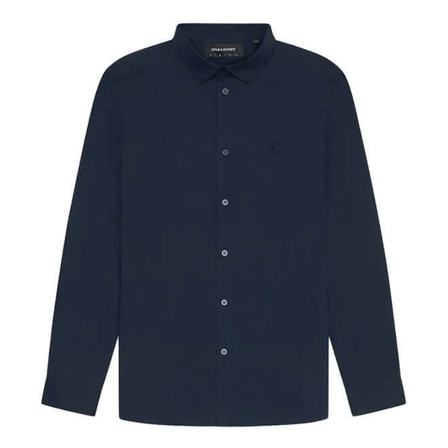 Tonal Eagle Easy Care Poplin Shirt