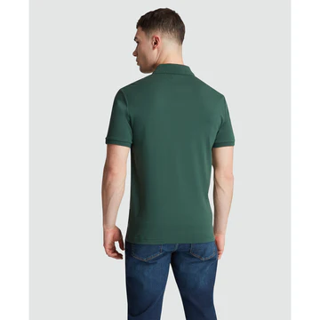 Jacquard Plaid Polo Shirt