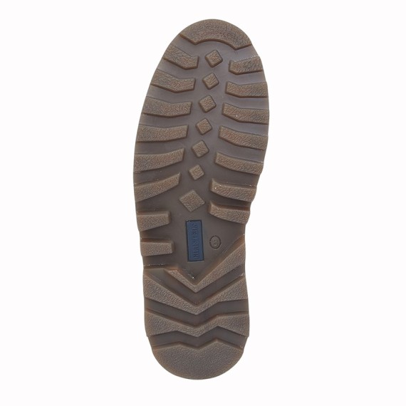 Grafters Monkey Boots Vintage: Stivali In Pelle Cerata Unisex, Suola PVC, Marroni (Taglia 40.5 EU)