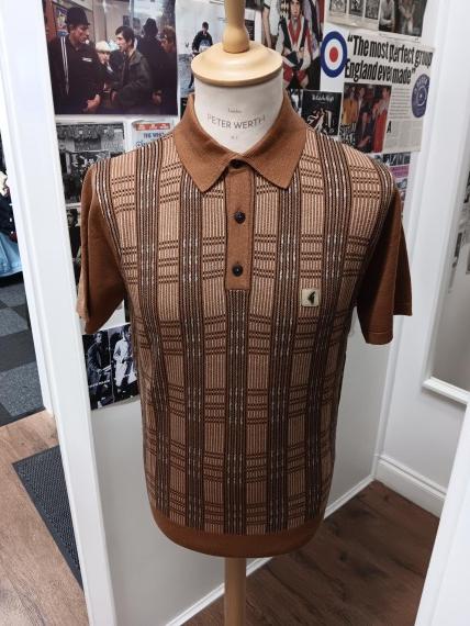 Mens vintage knitted polo online