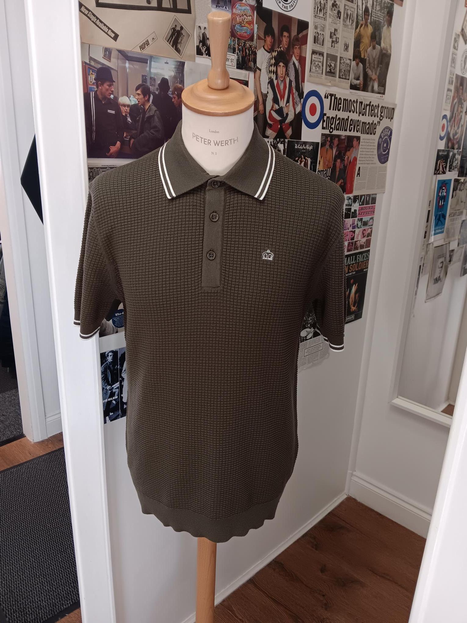 Edmund Knitted Polo Shirt Tonics