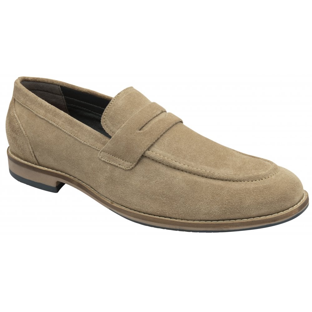 Beige penny loafers 2025