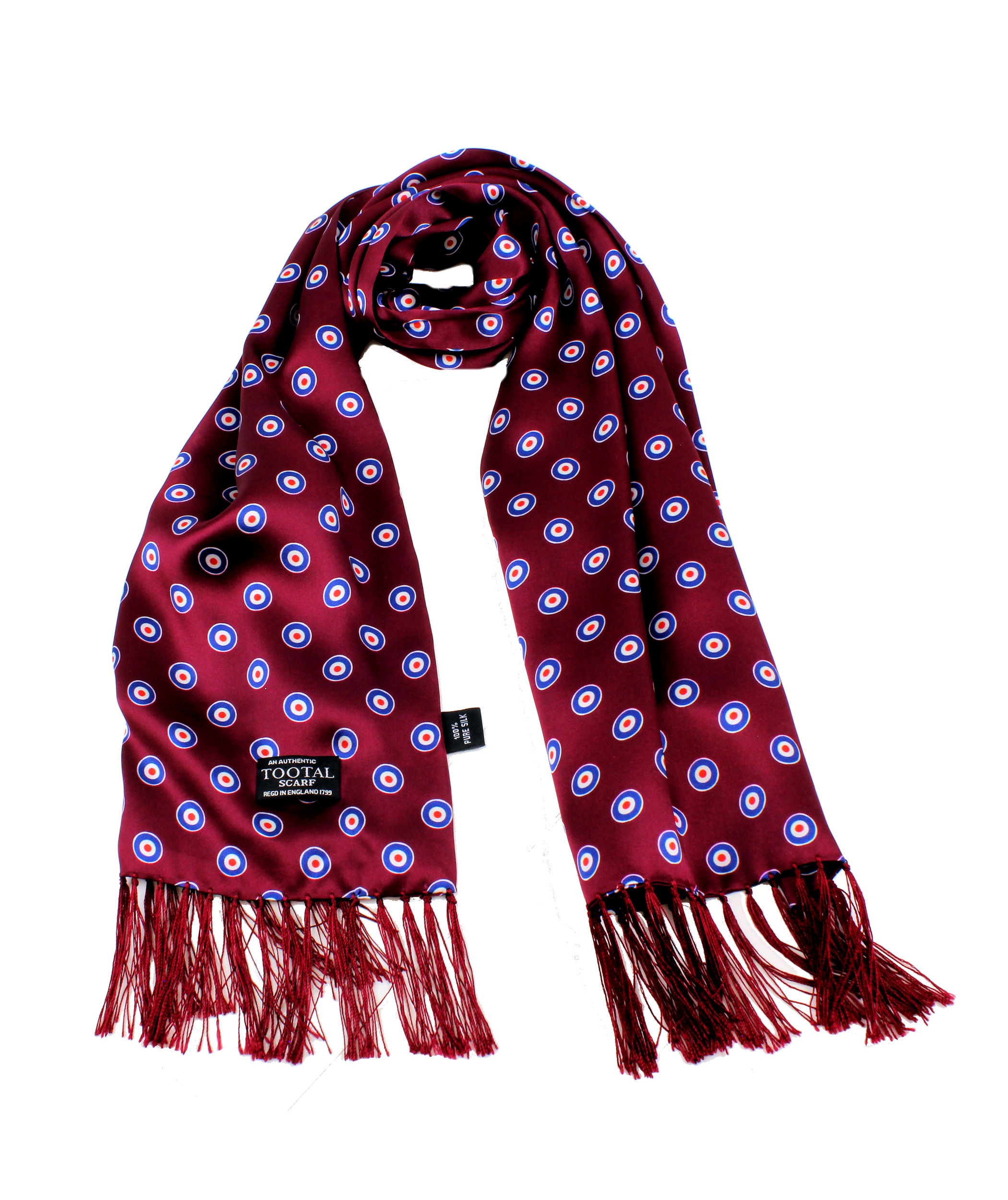 Vintage Wine Target Silk Scarf