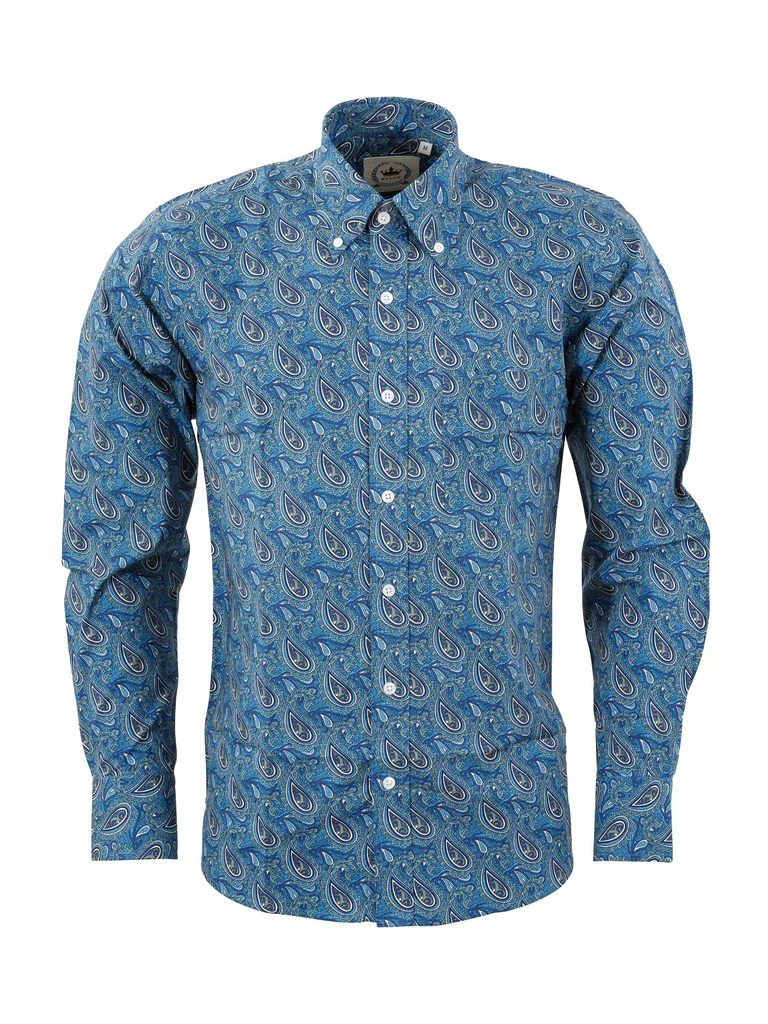 Long Sleeve Paisley Shirt