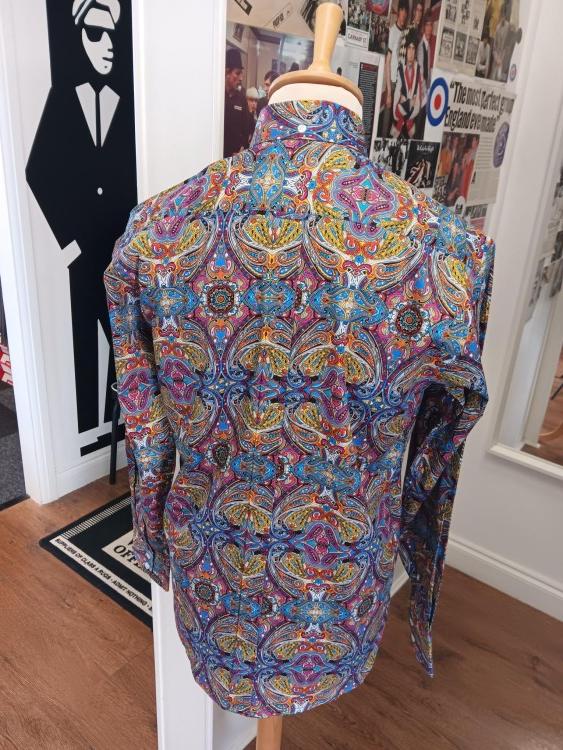 Coloured Psychedelic Print shirt