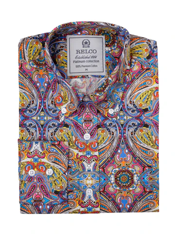 Coloured Psychedelic Print shirt