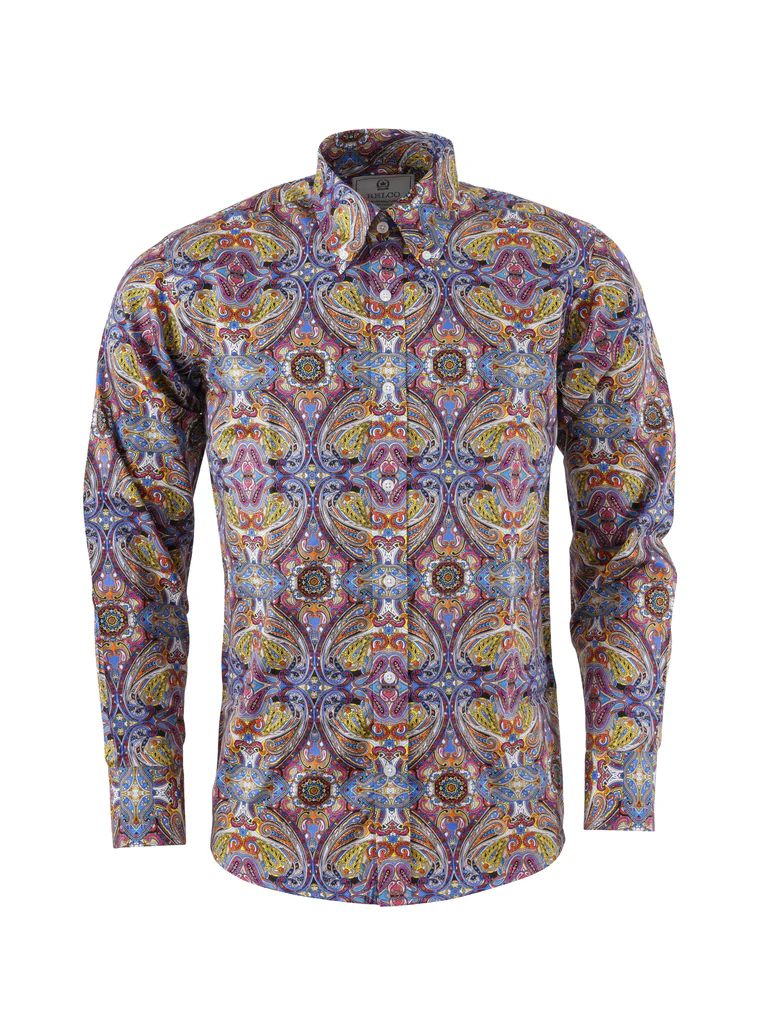 Coloured Psychedelic Print shirt