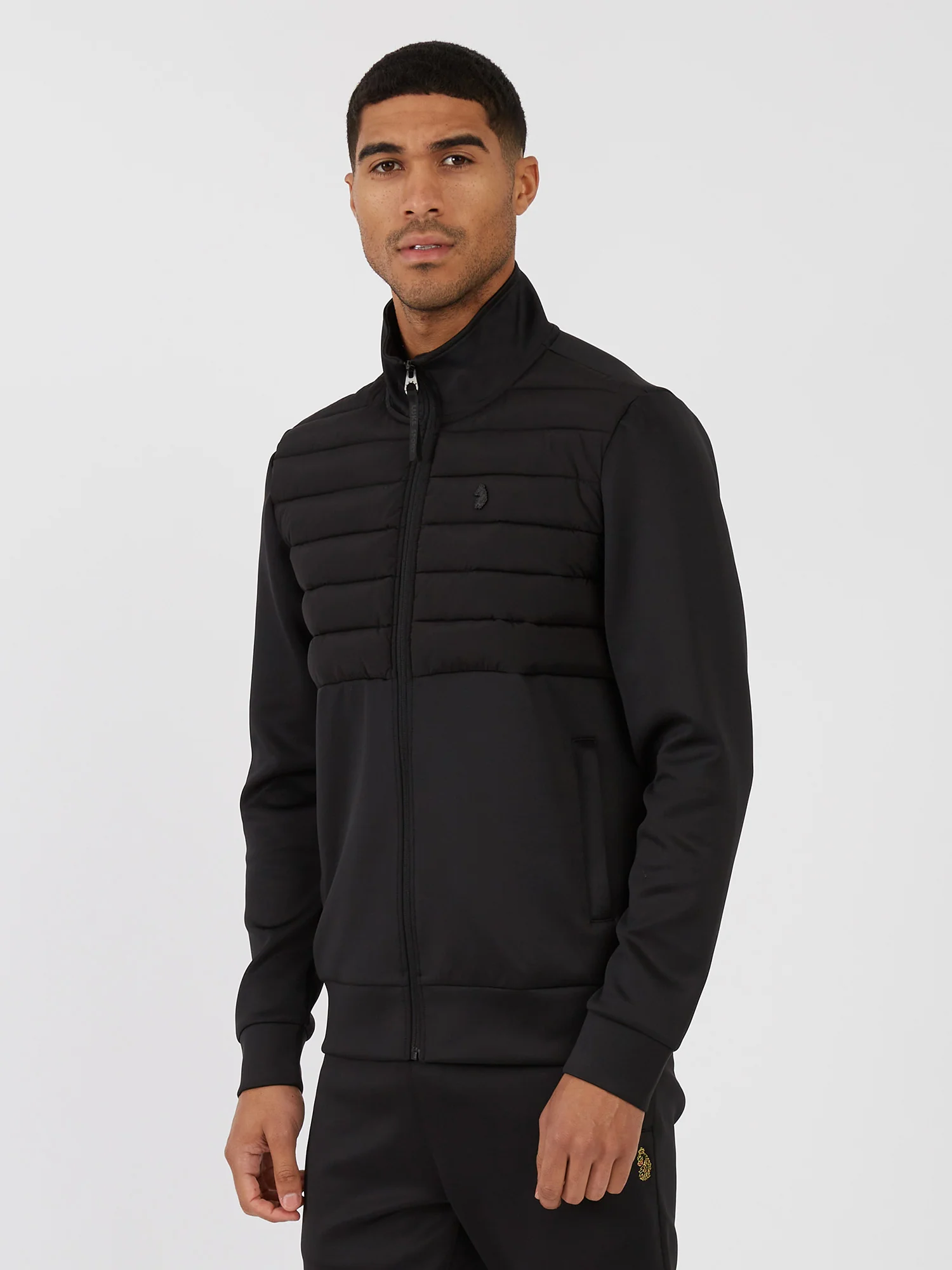 Gabriel Quilted Funnel Sweater
