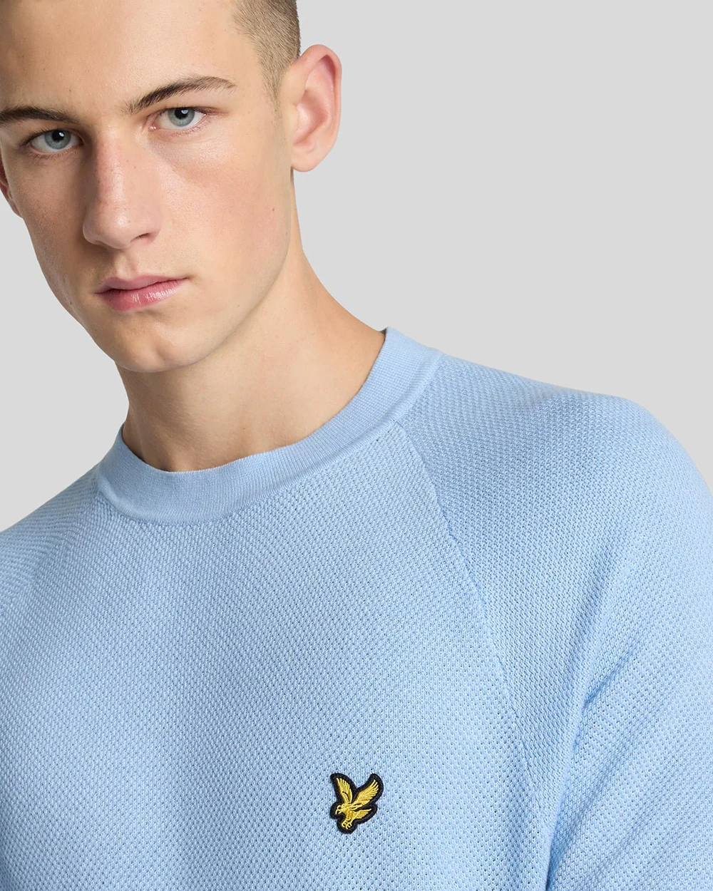 Linen Blend Knitted T-Shirt