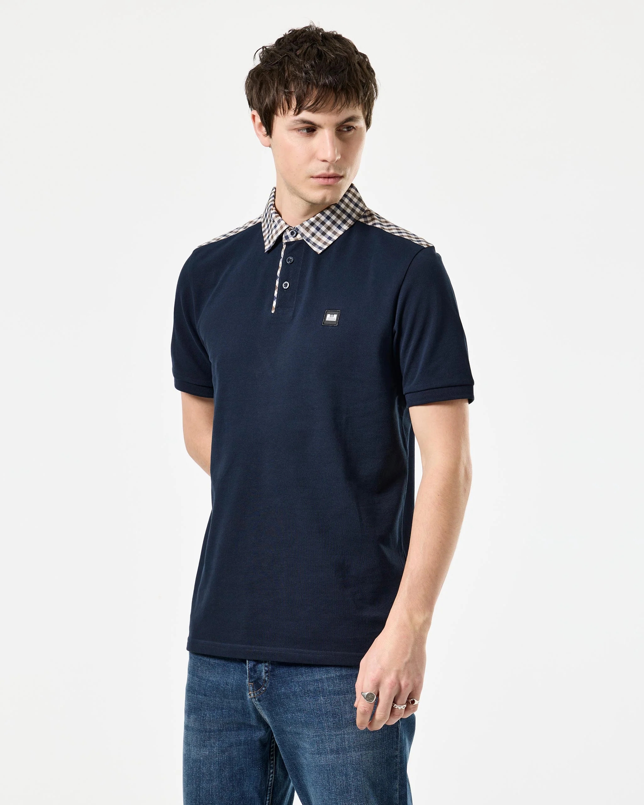 Costa Check Collar Polo