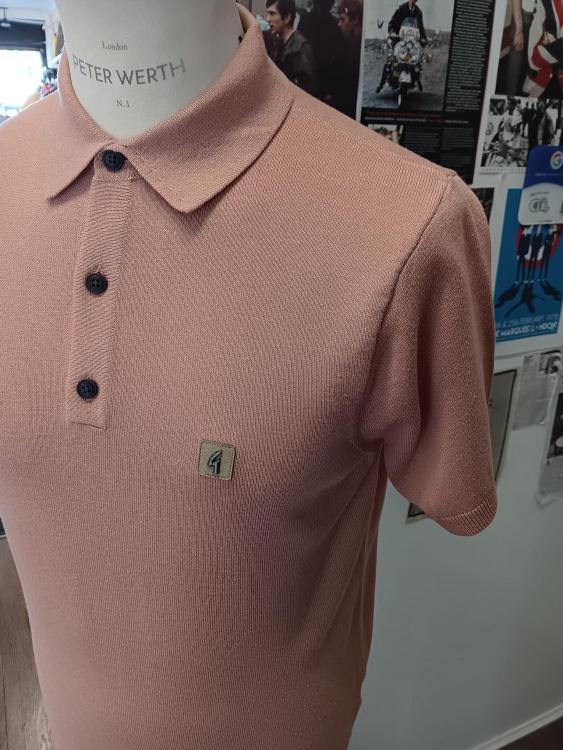 Jackson Three Button Knitted Polo