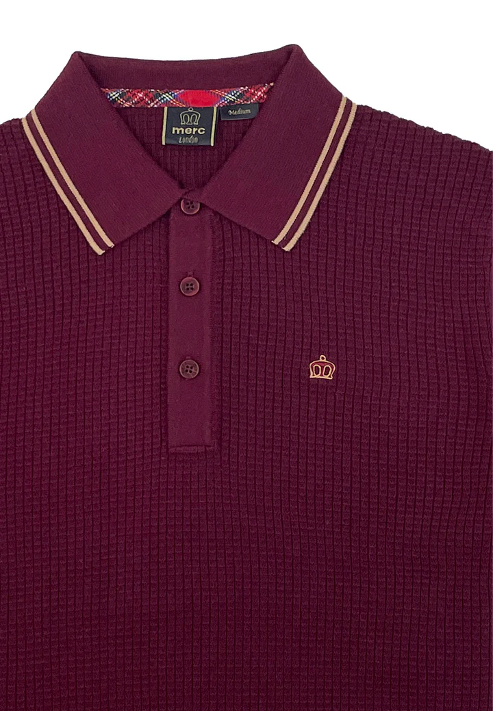 Edmund Knitted Polo Shirt