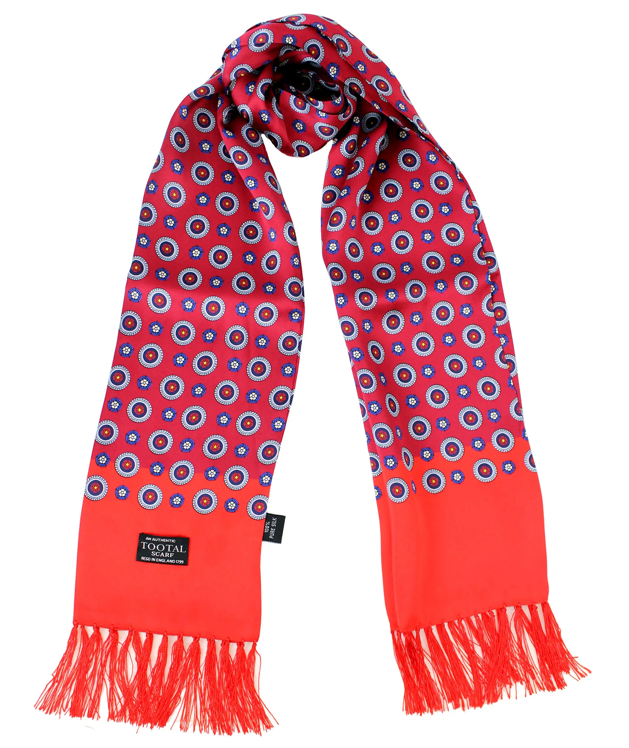 Vintage Silk Scarf Circle