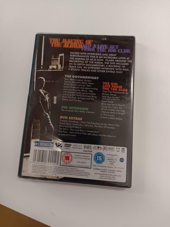 DVD The Making of As Is Now - Paul Weller